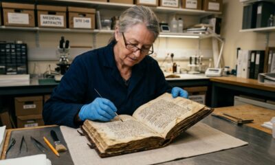 Arqueólogos encontram raro caderno medieval de 700 anos e tentam decifrar seu conteúdo