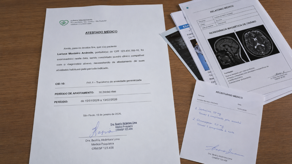Auxílio-doença sem perícia logo de cara? O detalhe no atestado que pode mudar tudo em 2026