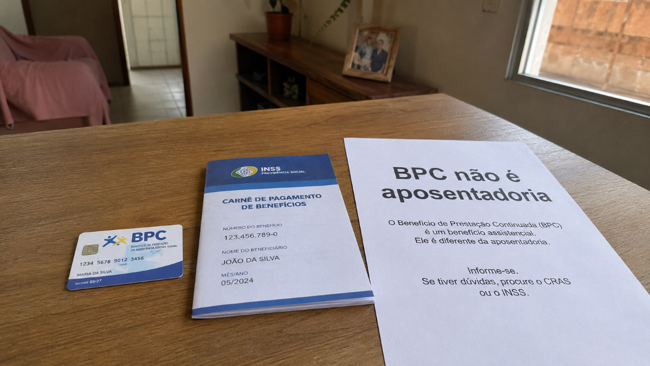 BPC parece aposentadoria, mas essa diferença escondida pode mudar tudo para a família