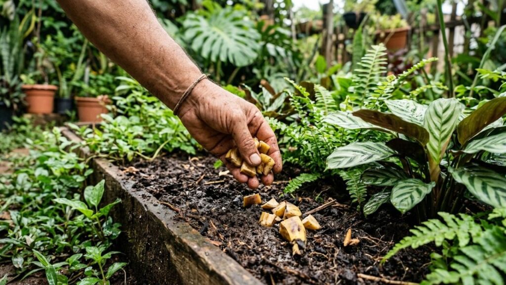 Polvilhe sal na casca de banana antes de jogar fora e transforme o que iria para o lixo em ouro para seu jardim