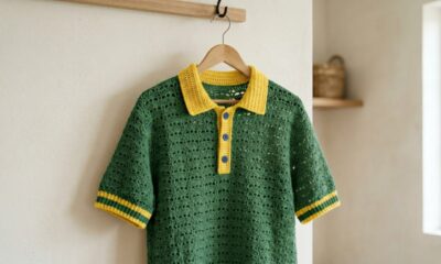 Como fazer uma blusa gola polo de crochê do Brasil com um caimento perfeito