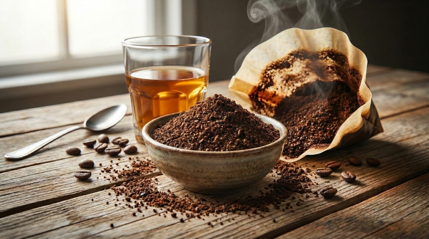 Misturar borra de café com vinagre antes de jogar no lixo: por que é recomendado e para que serve