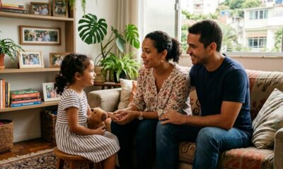 Crianças com alta inteligência emocional costumam crescer em famílias onde os pais dizem estas três frases