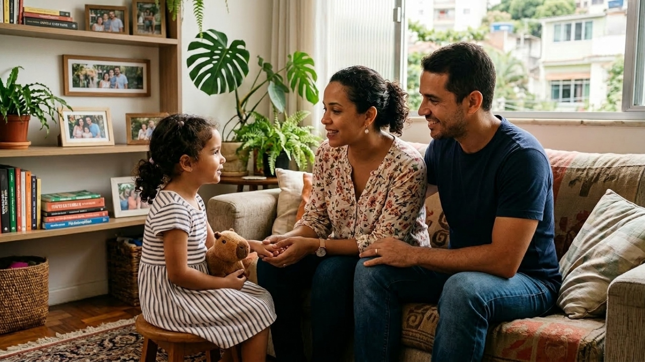 Crianças com alta inteligência emocional costumam crescer em famílias onde os pais dizem estas três frases