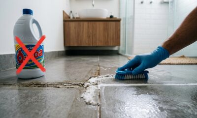 Sem cloro, nem água sanitária: a melhor forma de limpar rejunte encardido do banheiro sem desgastar o piso