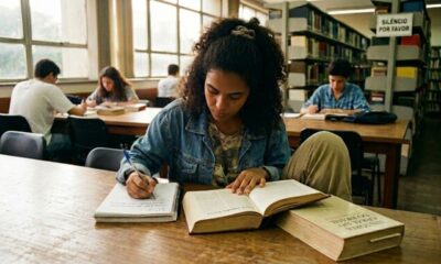 Como era aprender sem tecnologia e passar horas pesquisando em enciclopédias