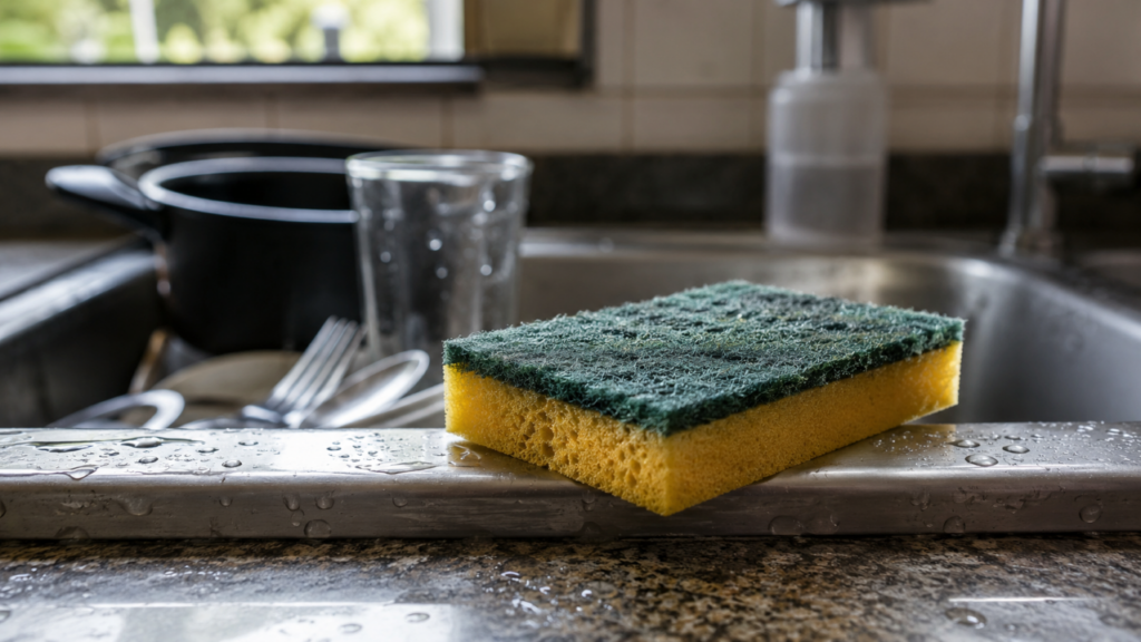 Fibra verde, aço ou vegetal: a escolha da esponja certa pode evitar erros comuns na cozinha