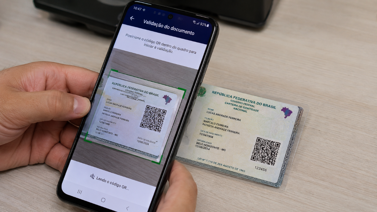 Foto de documento no WhatsApp não prova tudo: o QR Code da CIN pode revelar uma fraude escondida
