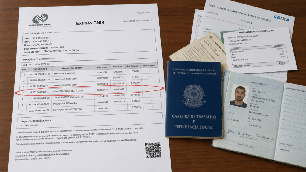 O erro no CNIS que pode esconder anos de trabalho e fazer sua aposentadoria cair sem aviso