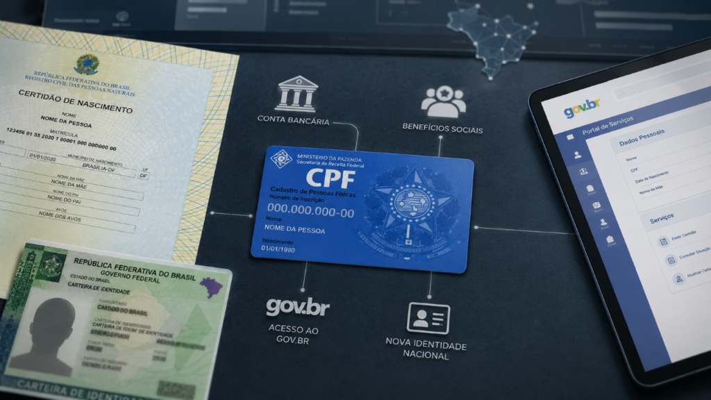 Seu CPF virou a chave de quase tudo, e um dado errado pode travar documentos, bancos e benefícios