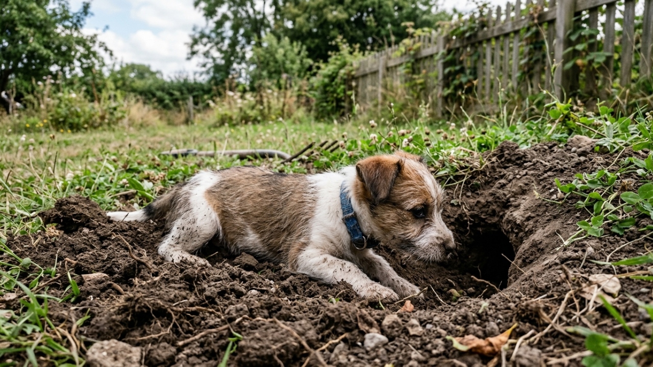 Krakka, a cachorrinha encontrada enterrada viva depois que irmão farejou toca de coelho
