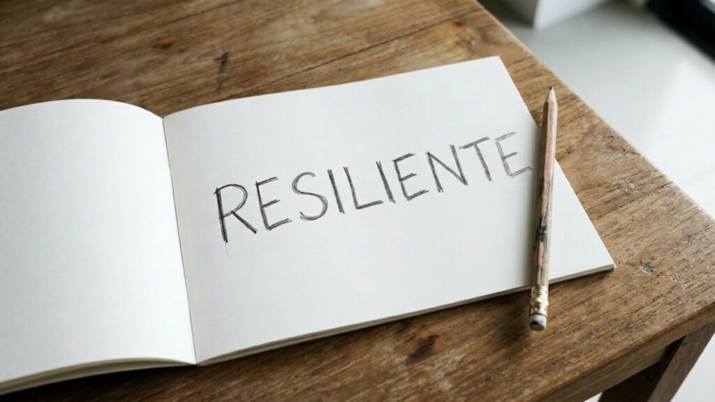 Palavra do dia: “Resiliente.” A força de quem cai, enfrenta a dor e encontra um jeito de continuar