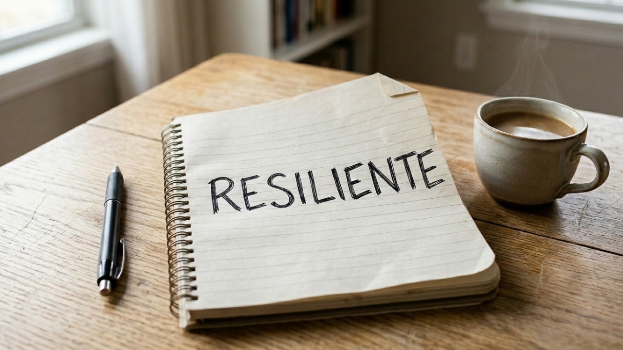 Palavra do dia: “Resiliente.” A força de quem cai, enfrenta a dor e encontra um jeito de continuar
