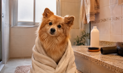 De quanto em quanto tempo dar banho no cachorro no inverno sem causar frio e nem danos á pele dele