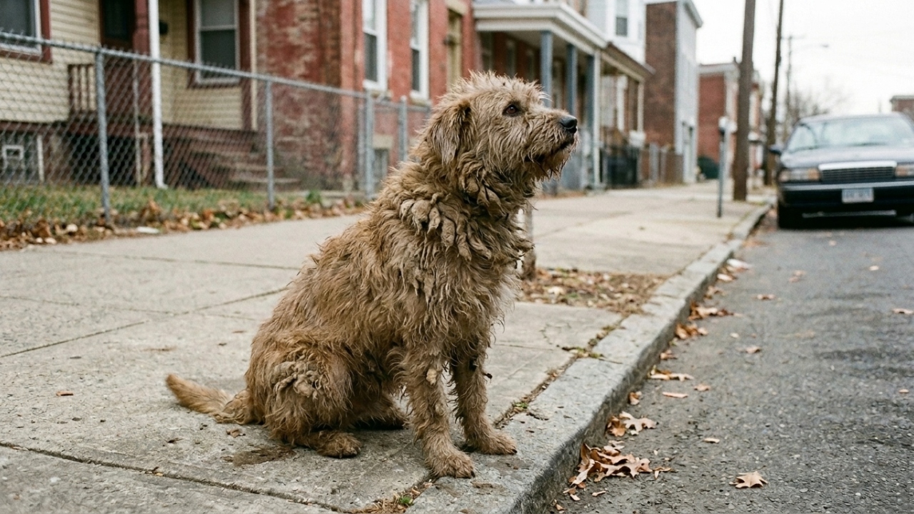 Cão de rua com pelos emaranhados ganha nova aparência após ser resgatado
