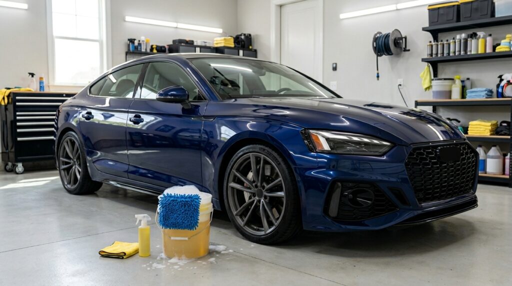 Com apenas cinco produtos, é possível lavar o carro da forma correta e manter a pintura protegida, garantindo um resultado semelhante ao de um serviço profissional
