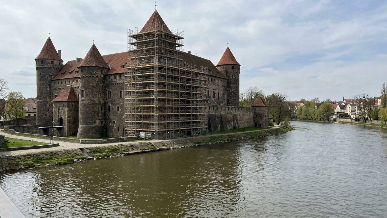 O castelo no rio Odra será ainda mais bonito. Uma grande modernização começou