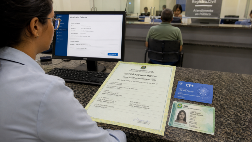 O erro bobo na certidão que pode virar dor de cabeça com CPF, passaporte e identidade