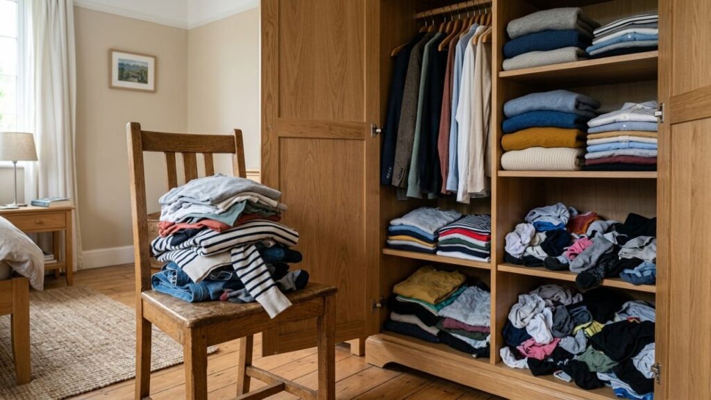 A psicologia explica por que deixar roupa acumulada na cadeira nem sempre é sinal de bagunça