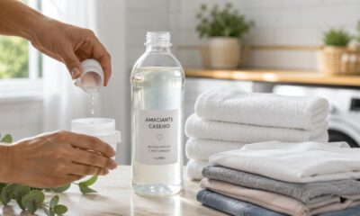 Como fazer as roupas ficarem muito cheirosas com amaciante caseiro de 3 ingredientes