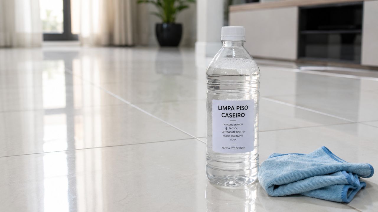 Como fazer limpa piso caseiro potente que deixa a casa perfumada por dias