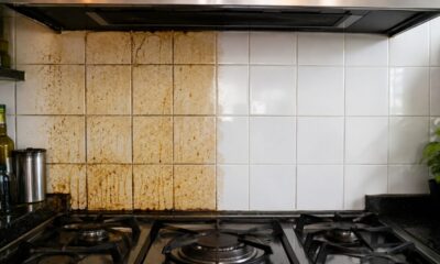 Como limpar azulejos engordurados usando ingredientes simples