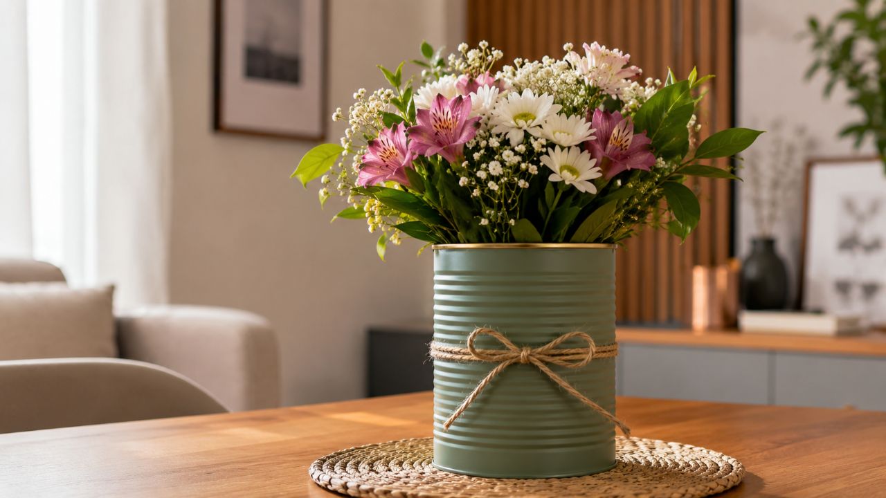 Como transformar latas velhas em objetos de decoração chiques e modernos