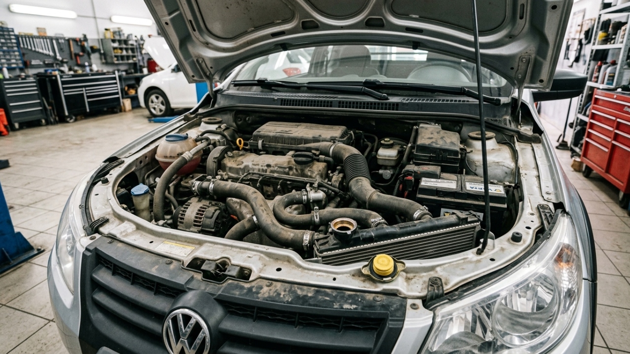 Como fazer a limpeza do sistema de arrefecimento da Saveiro Cross e outros modelos Volkswagen