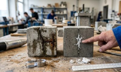 Cientistas criam concreto inteligente com bactérias que pode fechar rachaduras sozinho, durar até 150 anos e transformar o futuro das construções