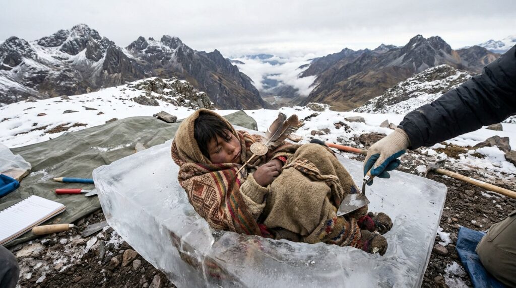 Os corpos congelados de crianças incas encontrados a mais de 6.700 metros podem revelar uma estratégia política do império