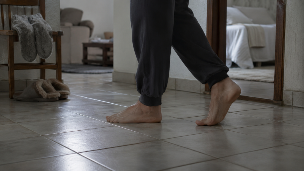 Andar descalço no frio pode ser sinal de conforto, mas existe um alerta que muita gente ignora