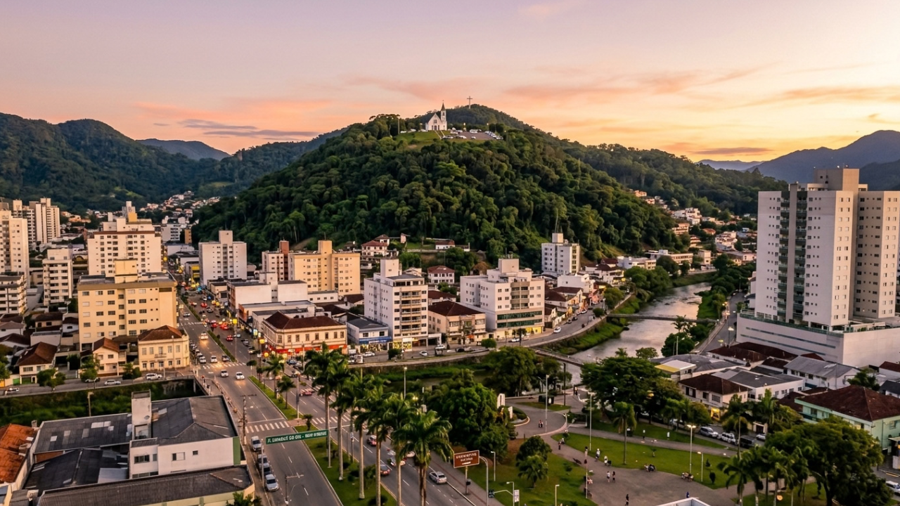 Uma cidade próspera tranquila para viver em Santa Catarina chama atenção pela qualidade de vida