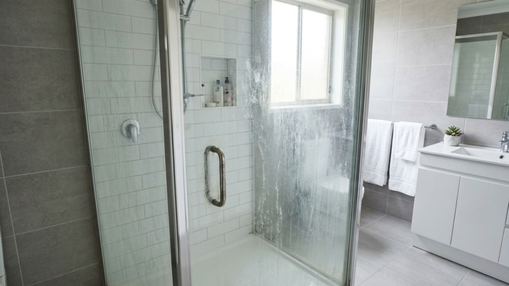 O truque simples das faxineiras experientes para remover manchas do box de forma fácil e rápida