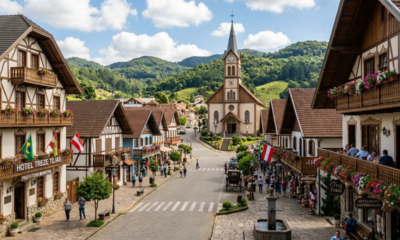 A vila fundada por 85 famílias austríacas em 1933 que mantém viva uma cultura e uma língua herdadas da Europa