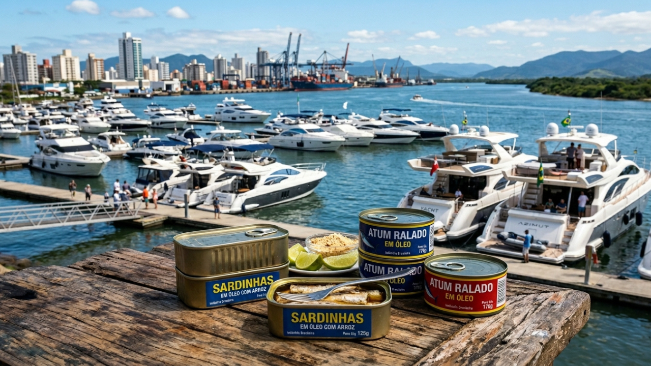 Com 80% do mercado de atum e sardinha em lata, a "Capital da Pesca" é a cidade mais rica de SC e abriga a maior fábrica de iates de luxo fora da Itália