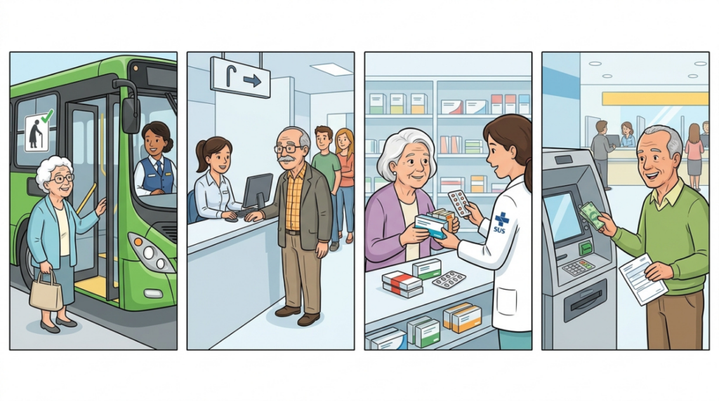 Idosos com mais de 60 anos podem estar perdendo um direito essencial garantido por lei ao desconhecer esses benefícios para qualidade de vida