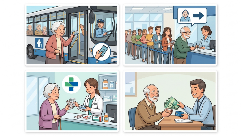 Idosos com mais de 60 anos podem estar perdendo um direito essencial garantido por lei ao desconhecer esses benefícios para qualidade de vida