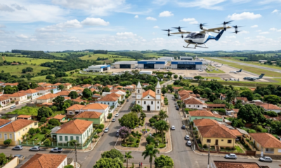 A pequena cidade de 4 mil moradores no interior onde carros voadores já são testados e a qualidade de vida surpreende