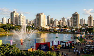 Com a 2ª maior fonte luminosa do Brasil, esta cidade do interior também abriga um dos maiores festivais de teatro do país