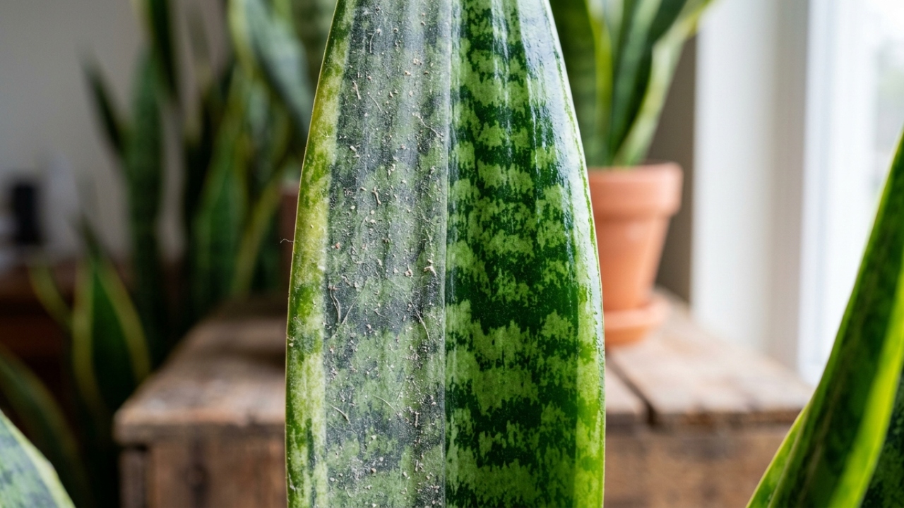 O truque caseiro simples para limpar folhas da espada-de-são-jorge e deixá-la sempre vistosa