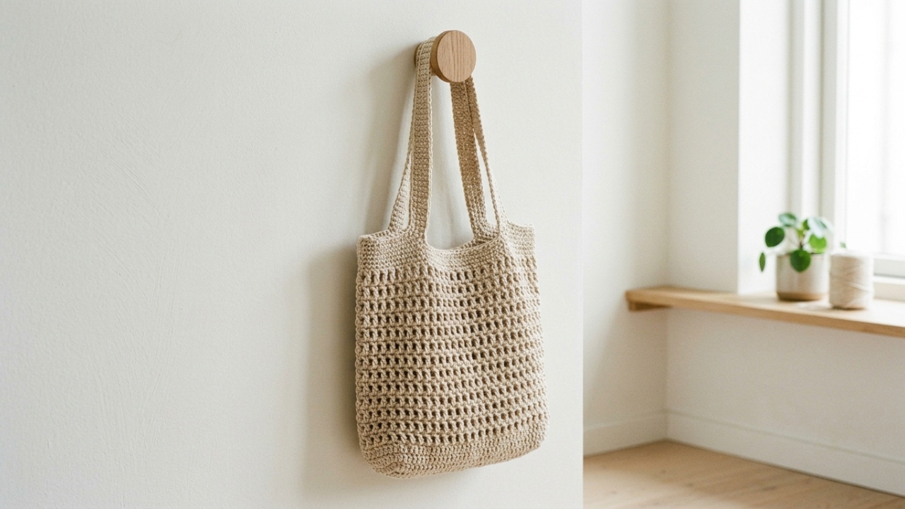 Aprenda a fazer a ecobag de crochê mais fácil e linda da internet