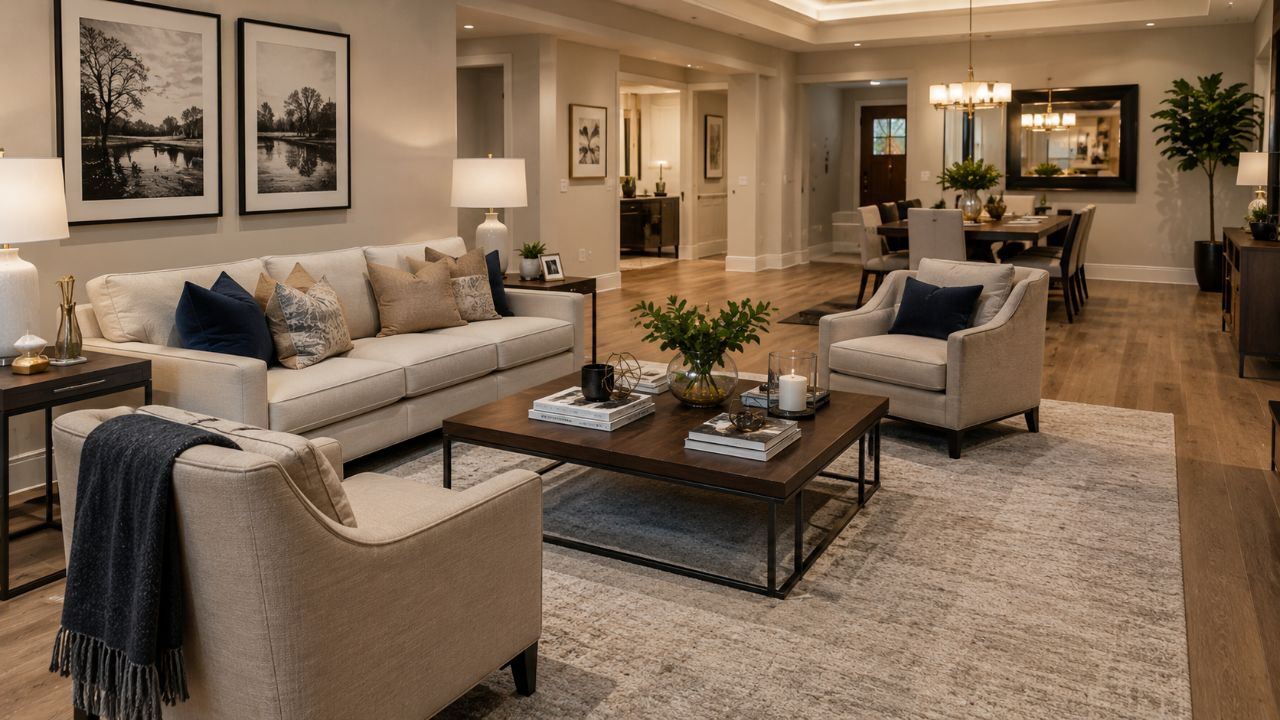 Especialistas em design de interiores são categóricos Uma sala de estar elegante não precisa de móveis caros.