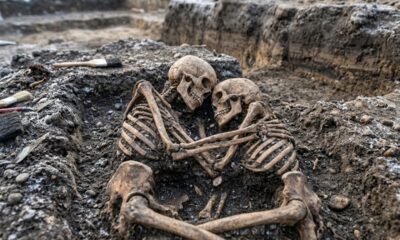 Esqueletos abraçados da Era do Gelo guardaram segredo por 12 mil anos até o DNA revelar a verdade