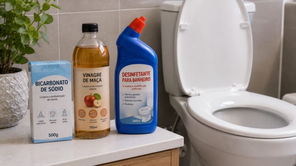 Despejar bicarbonato de sódio e vinagre de maçã no vaso sanitário: para que serve e por que é recomendado