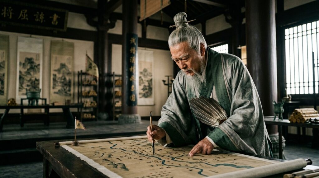 Sima Yi percebeu o Esquema da Cidade Vazia logo no início? Suas últimas palavras revelariam um plano mais profundo