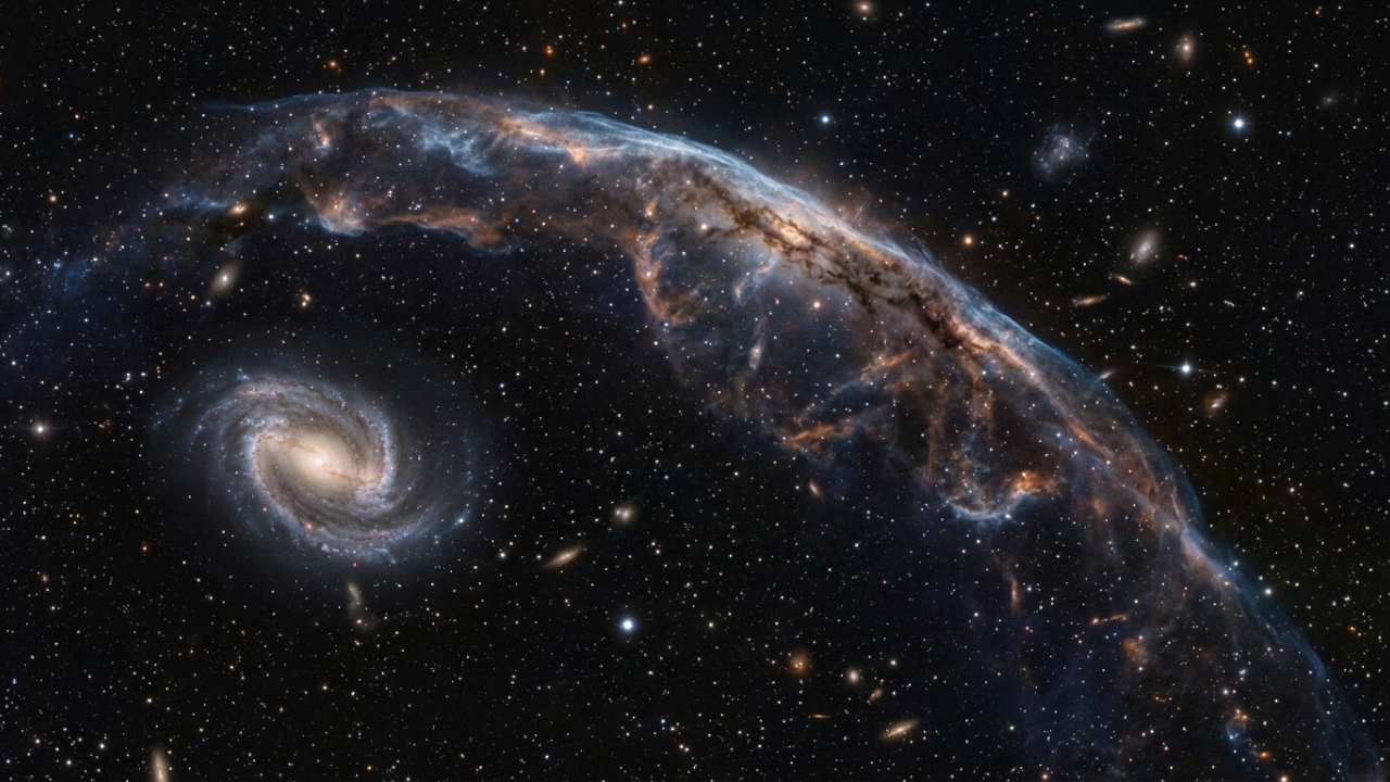 Um objeto gigantesco com 7.000 anos-luz de extensão perto da Via Láctea despertou o interesse dos astrônomos e pode revelar um fenômeno impressionante