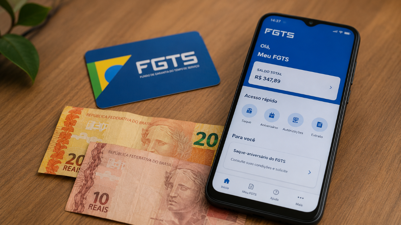 O detalhe escondido do saque-aniversário do FGTS que muita gente só entende quando é demitida