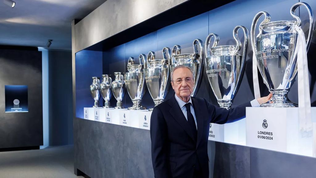 Real Madrid planeja gastar R$ 881 milhões em novo reforço por iniciativa de Florentino Pérez