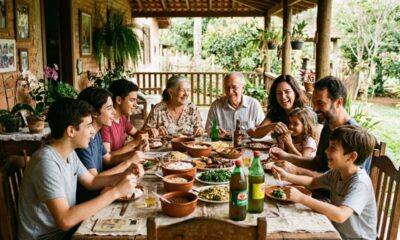 Como era a vida antes de tudo ser corrido e o almoço sem pressa marcava a infância