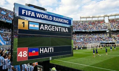 Ranking da Fifa muda após 1ª rodada da Copa; Brasil ganha posição e Haiti vira a pior seleção